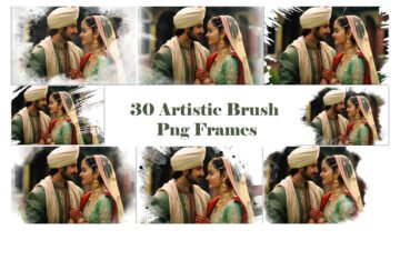 30+ Artistic Brush Frame
