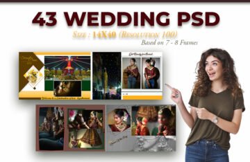 14x40 wedding sheets 43 PSD Template