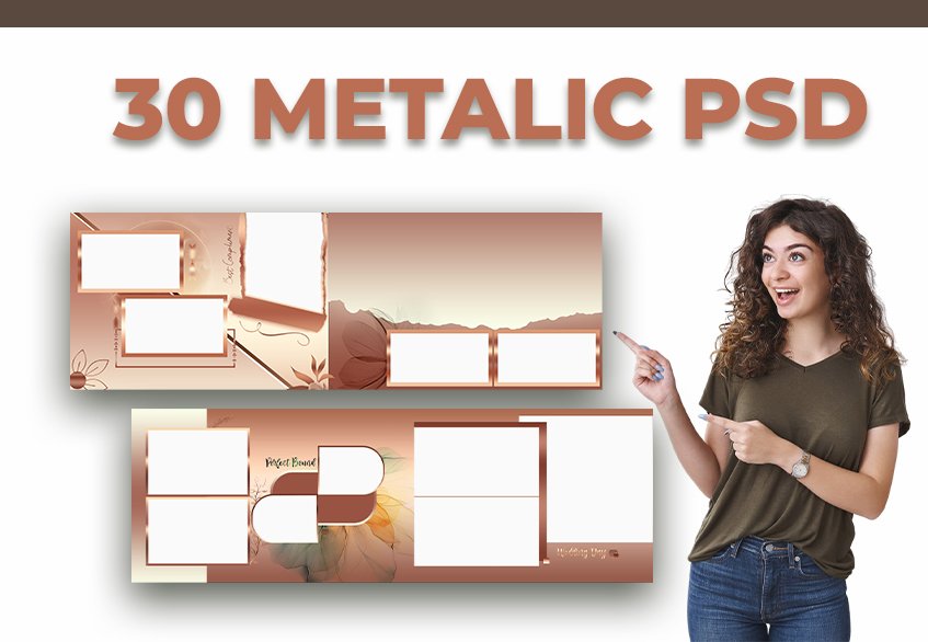 30 Sheet 12X36 Metallic PSD